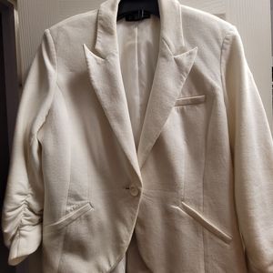 White INC Blazer. Size large